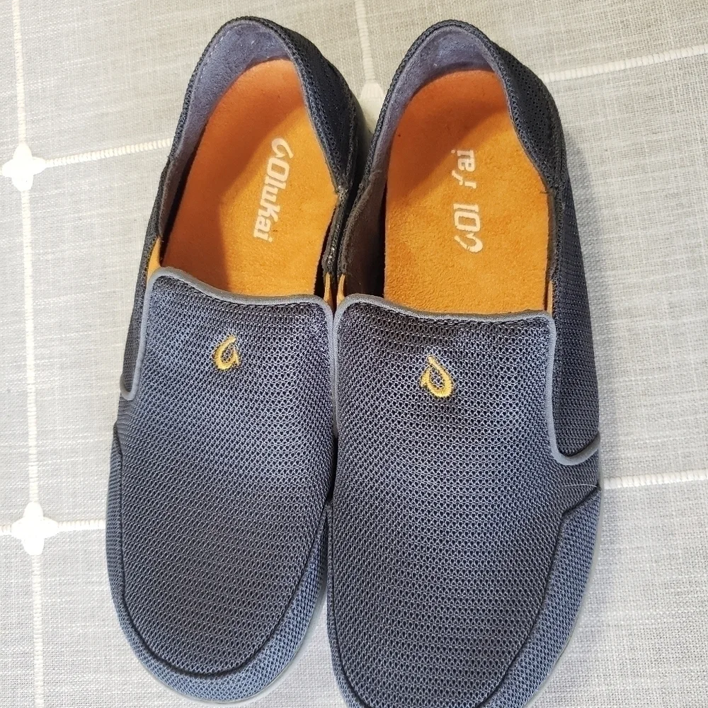 OLUKAI Nohea Mesh Men's Casual Slip-On Shoes, Size 8M